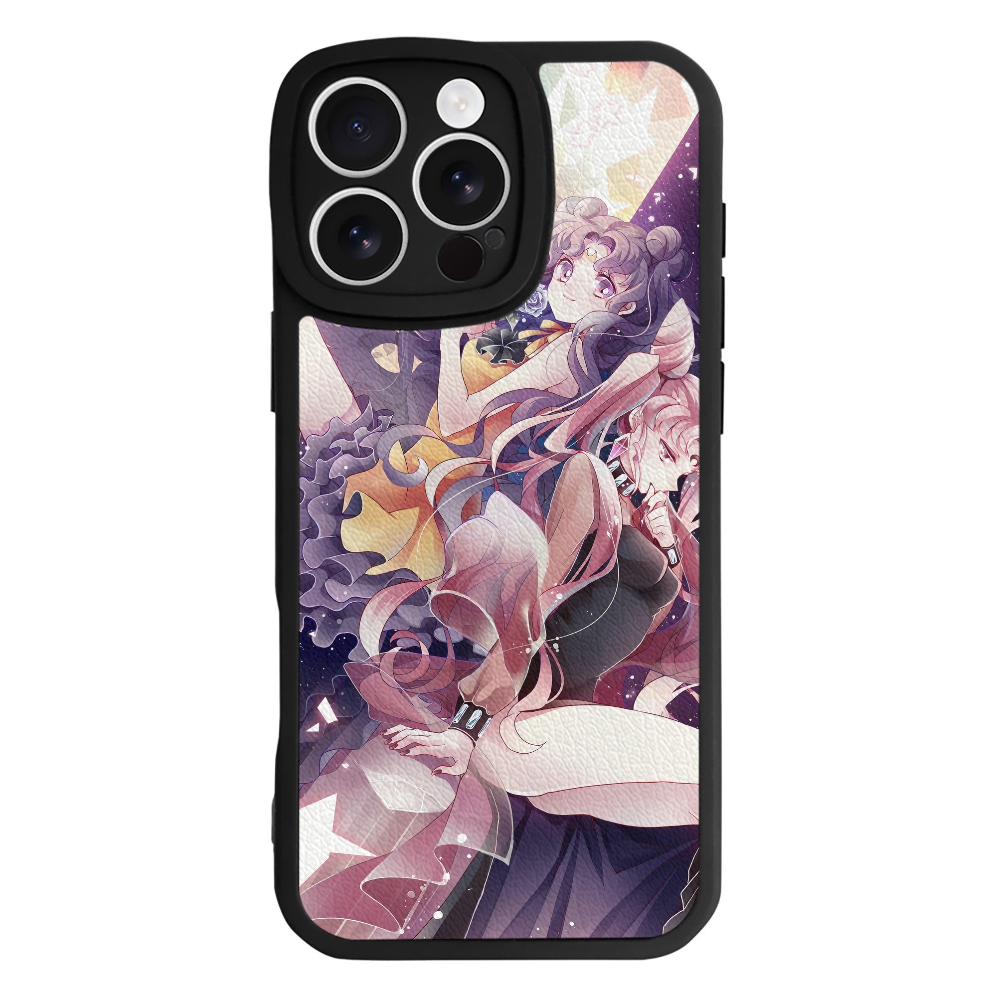（画像用） 美少女戦士セーラームーン Sailor Moon 【iPhone 16シリーズ対応】シリコンスマホケース（レザー調） 材質：シリコン